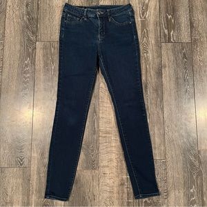 Armani Exchange Womens 27 Super Skinny Low Rise Jeans Comfort Stretch Denim Dark